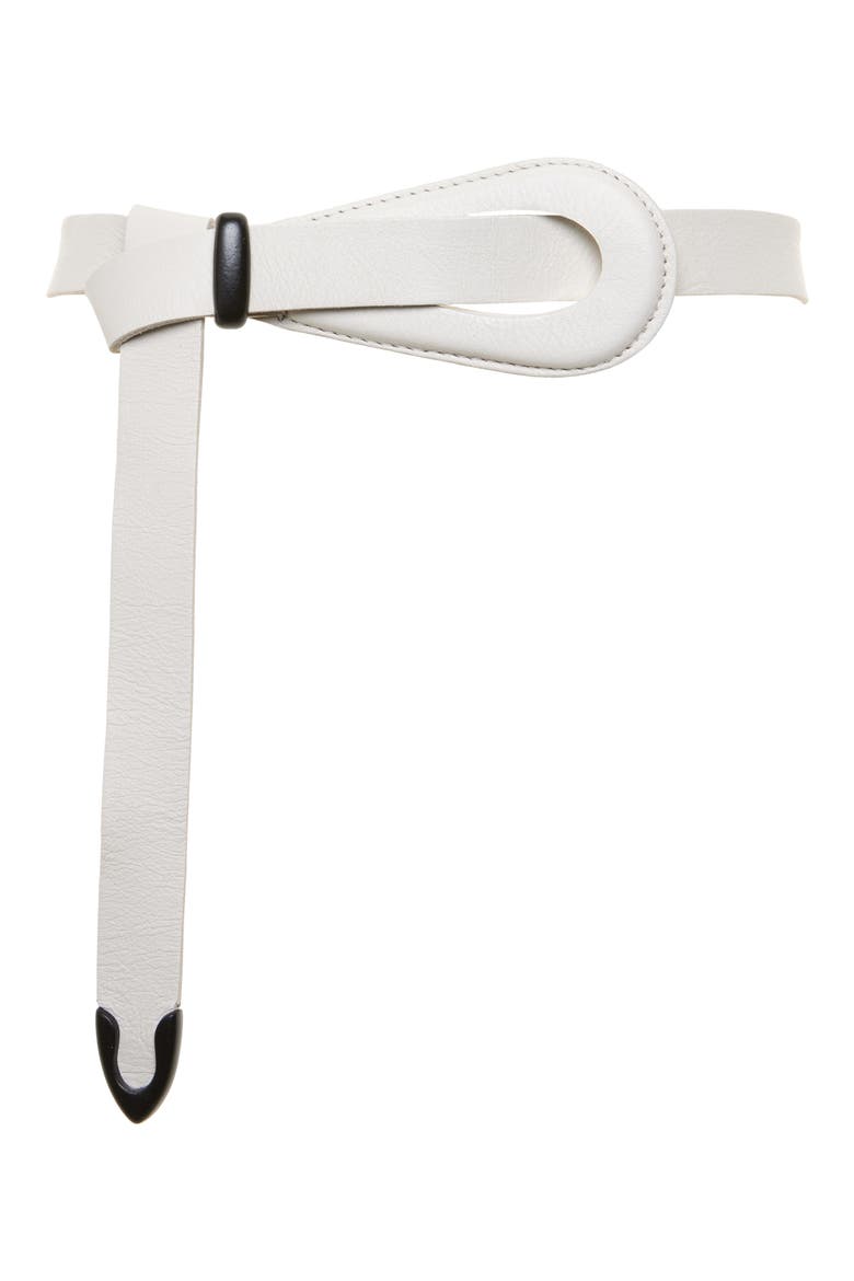 Sienna Leather Belt, Main, color, TRENCH