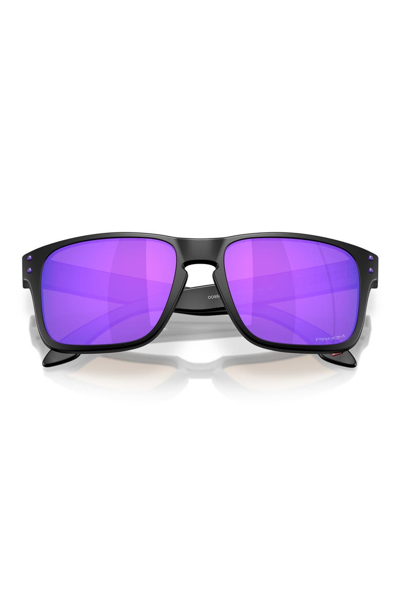 Holbrook S 53mm Square Sunglasses, Alternate, color, MATTE BLACK / PRIZM VIOLET