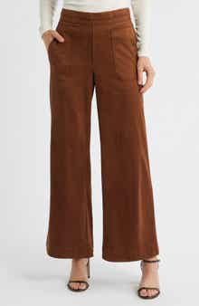 Wit & Wisdom Skyrise Patch Pocket Wide Leg Pants