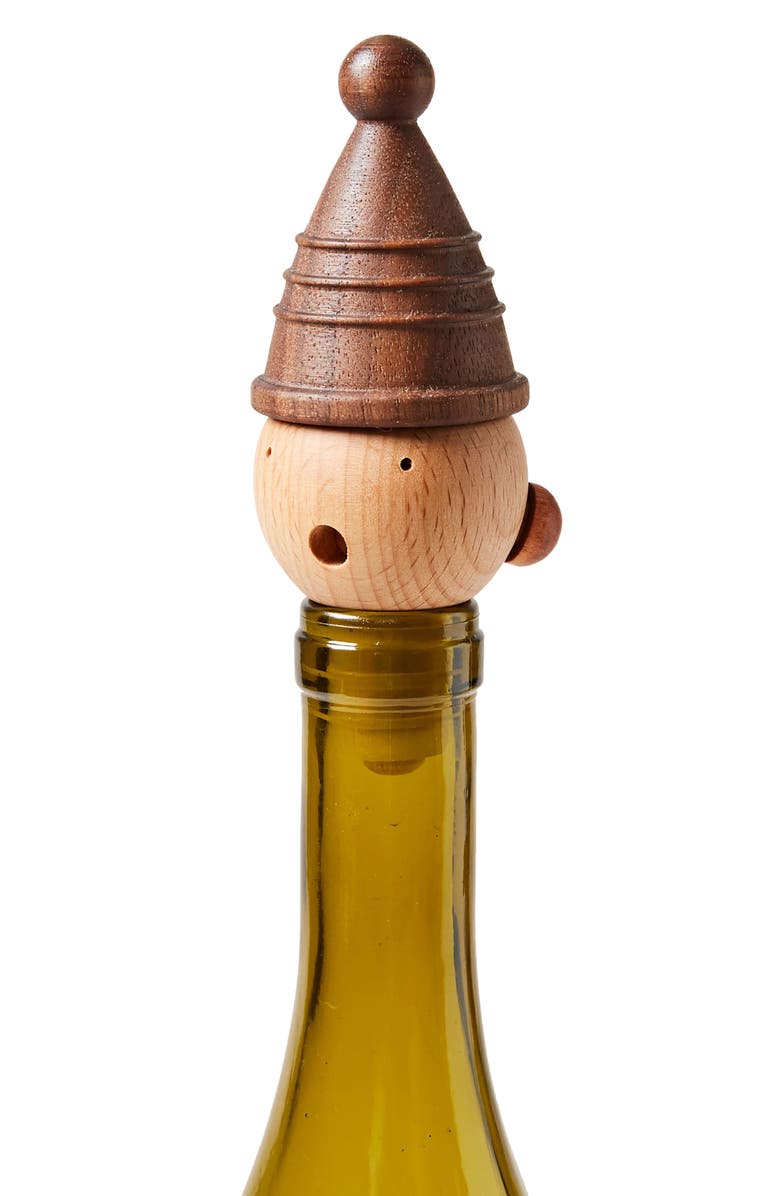 Farmhouse Pottery Helga Wood Wine Stopper, Main, color, 