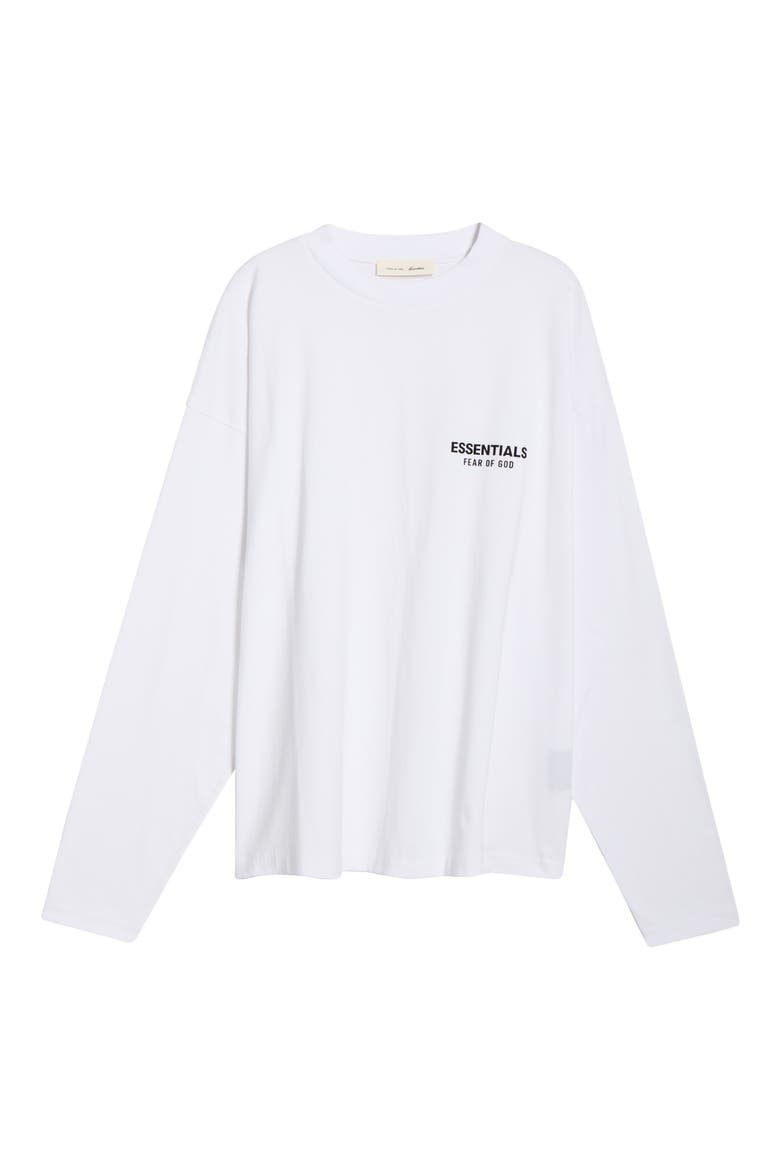 Classic Logo Graphic Long Sleeve T-Shirt, Main, color, BRIGHT WHITE