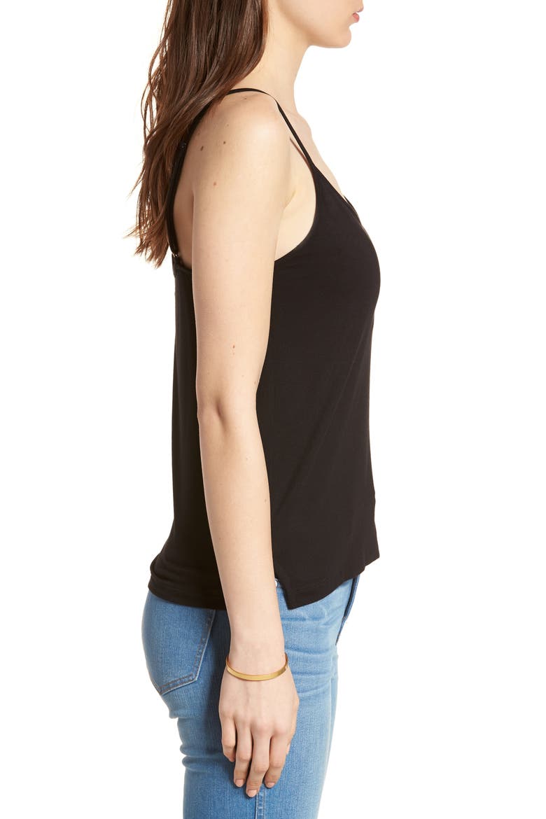 Layering Camisole Top, Alternate, color, TRUE BLACK