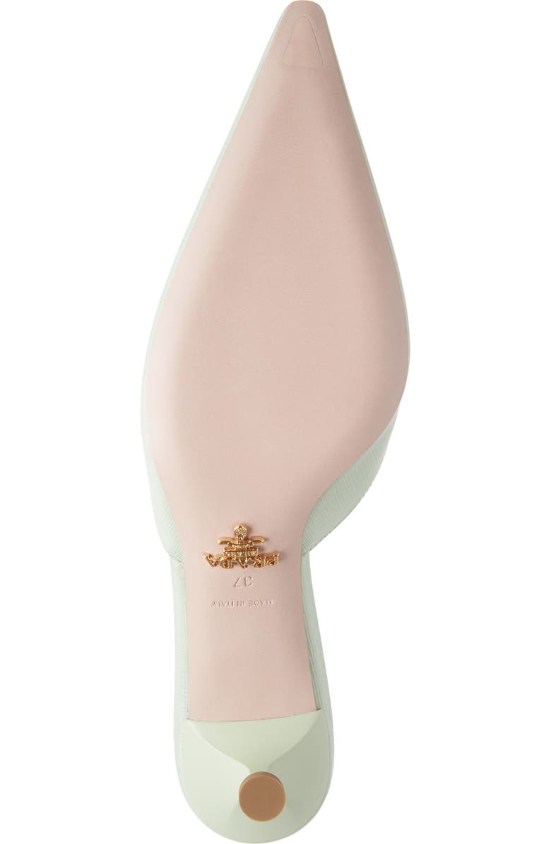 Prada Logo Pointed Toe Mule, Alternate, color,