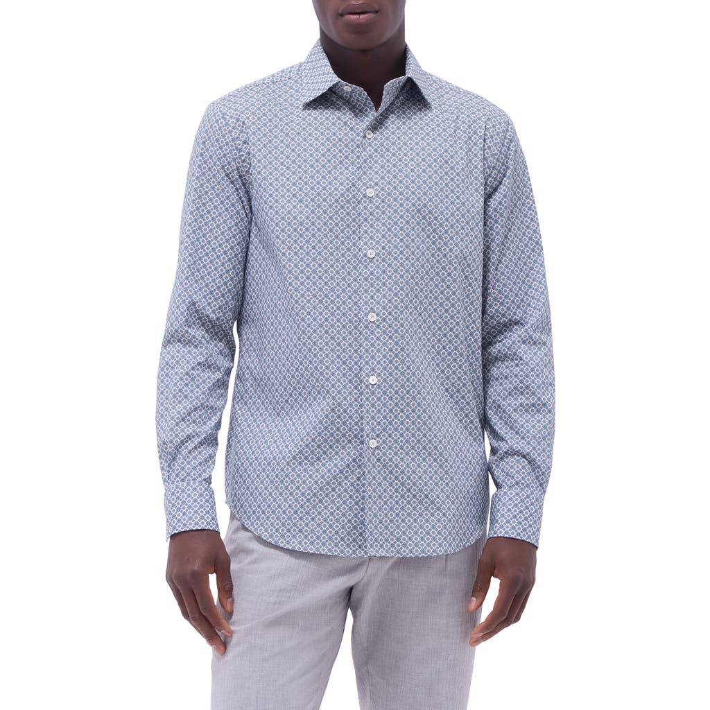 Bugatchi Axel Shaped Fit Stretch Cotton Button-up Shirt