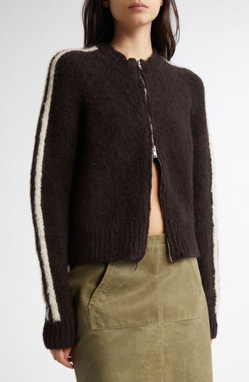 Paloma Wool Grand Slam Side Stripe Zip Cardigan | Nordstrom