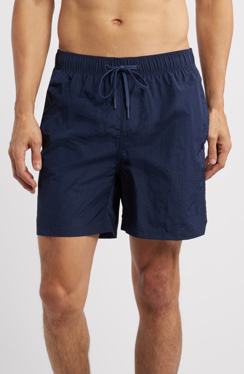 Vintage Summer Nylon Swim Trunks, Main, color,