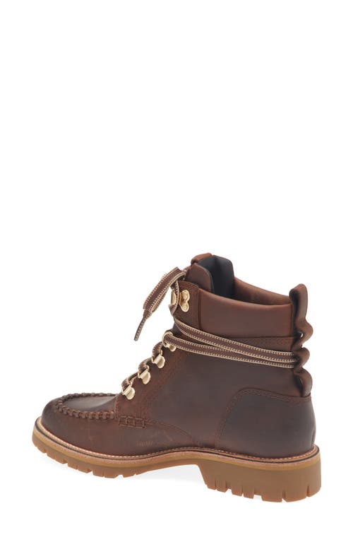 Rag & Bone Cameron Lace Up Boots Mocha In Multi