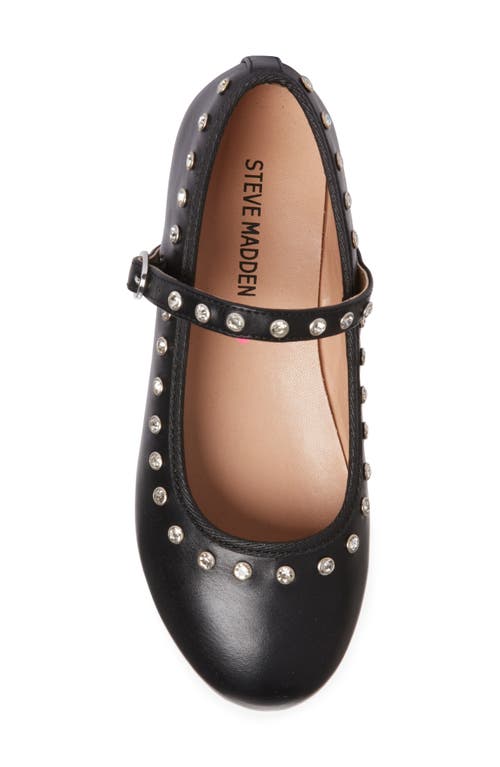 Steve Madden Jrea Crystal Embellished Mary Jane In Black