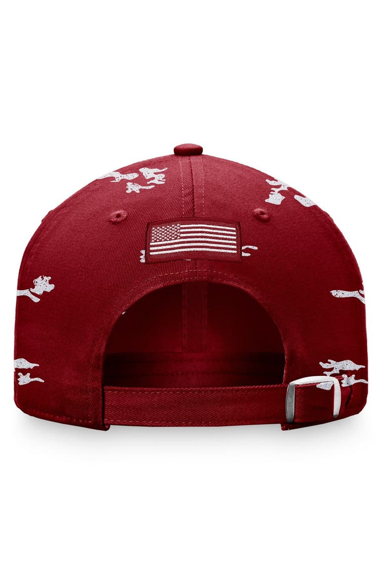 Women's Top of the World Maroon Mississippi State Bulldogs OHT Military Appreciation Betty Adjustable Hat, Alternate, color, Maroon