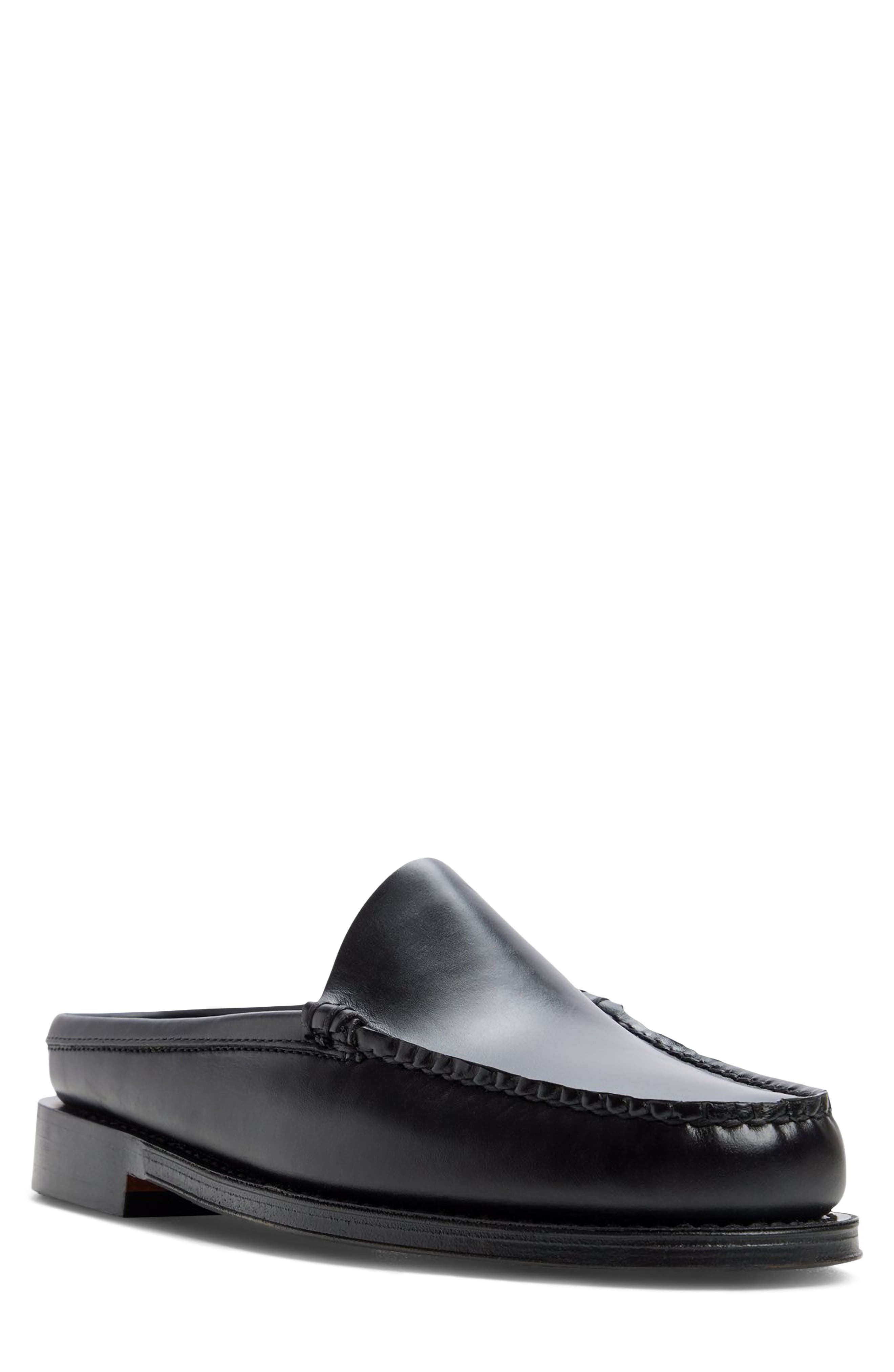 G.H.BASS Beaumont Loafer Mule, Main, color, Black