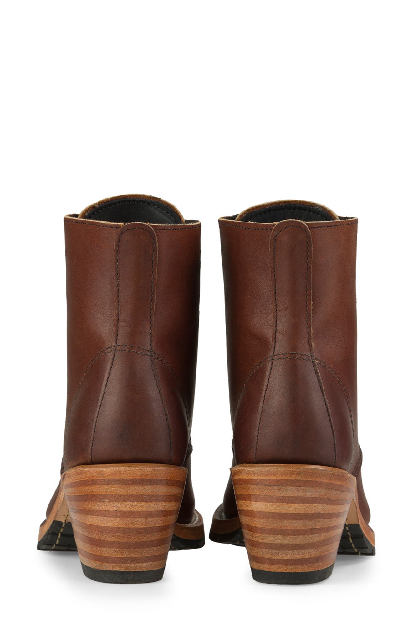 Clara Boot, Alternate, color, AMBER HARNESS LEATHER