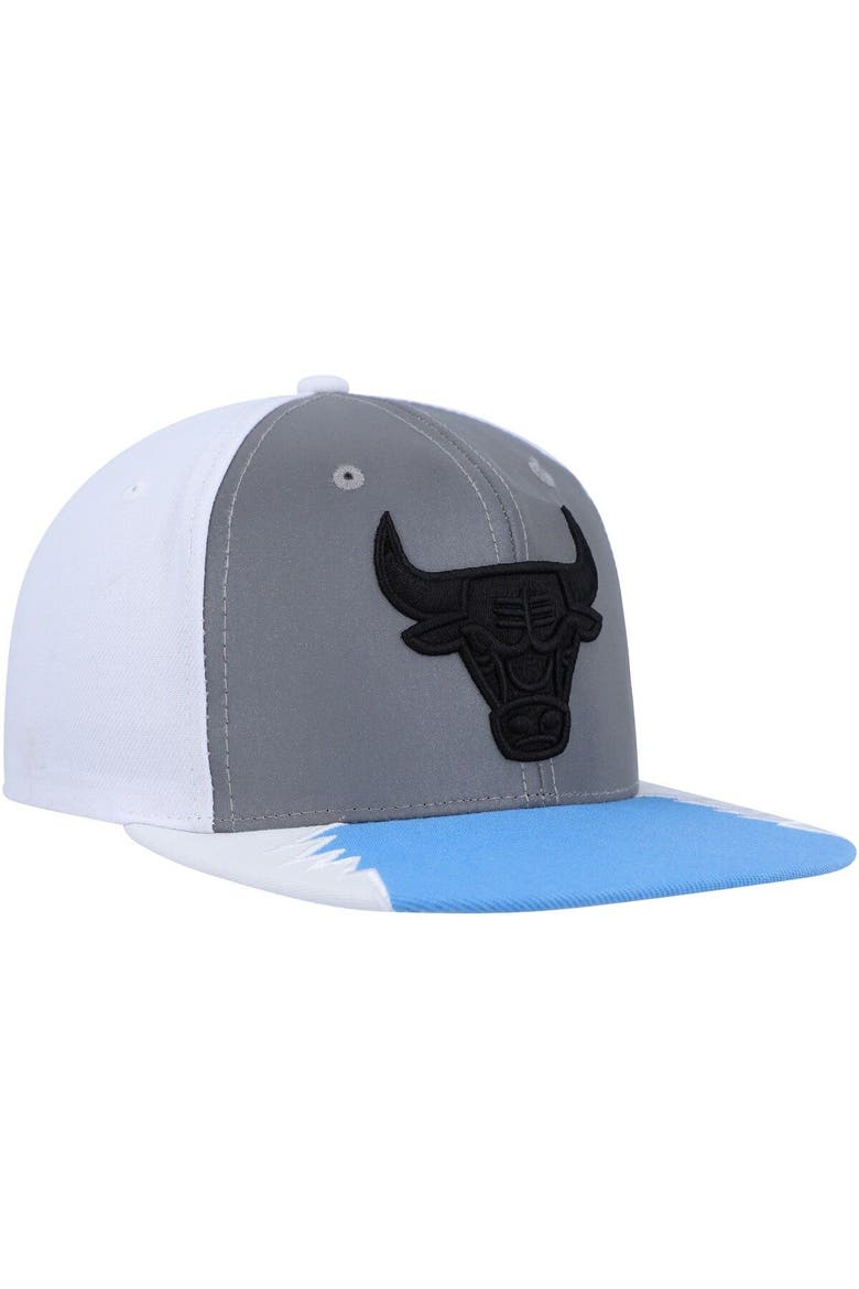 Men's Mitchell & Ness Silver/Blue Chicago Bulls Day 5 Snapback Hat, Alternate, color, Silver