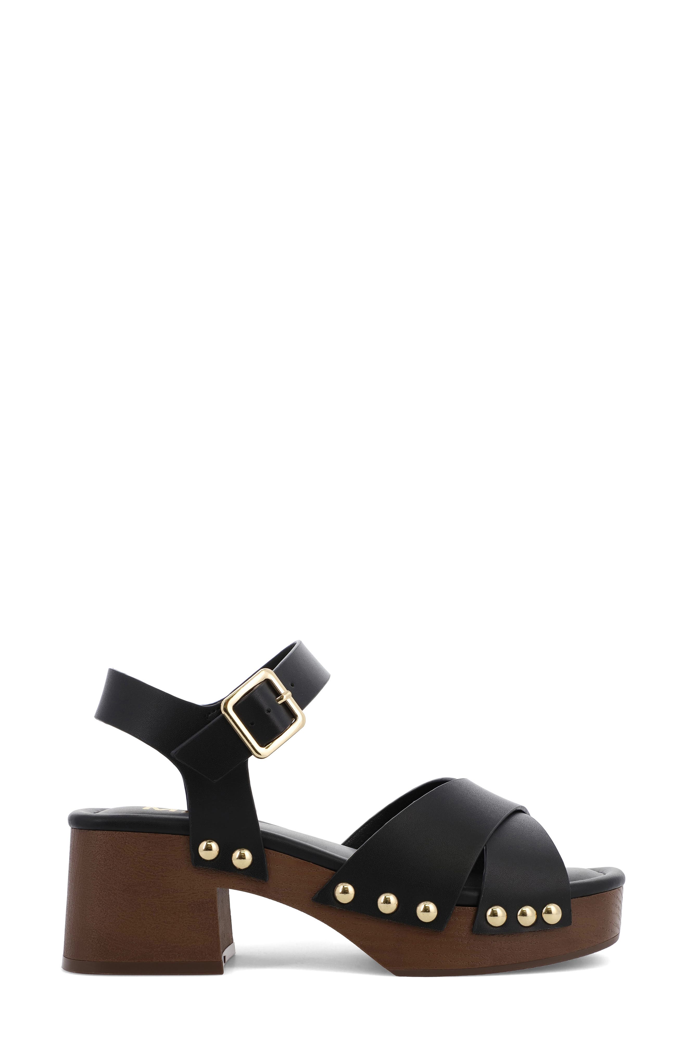 MIA Finna Platform Sandal, Alternate, color, Black