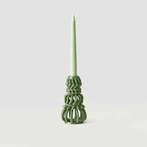 Frosting Loop Candle Holder