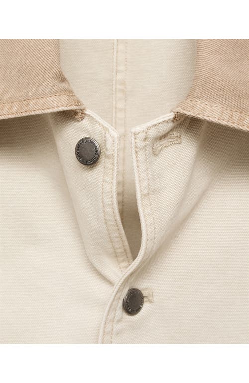Mango Newrio Cotton Jacket In Gray