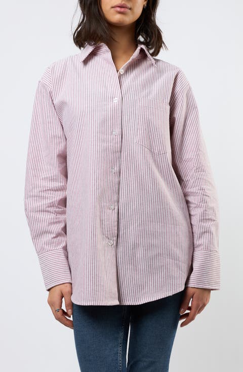 The Oxford Stripe Button-Up Shirt