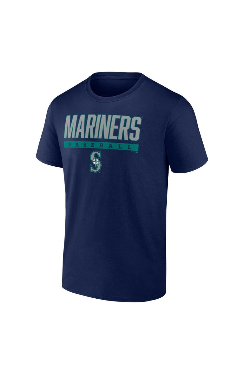 FANATICS Men's Fanatics Branded Navy Seattle Mariners Power Hit T-Shirt, Alternate, color, 