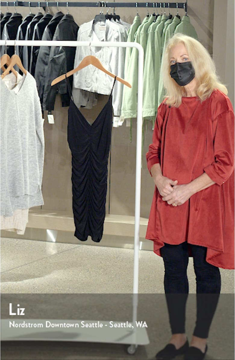 Ruched Jersey Minidress, sales video thumbnail