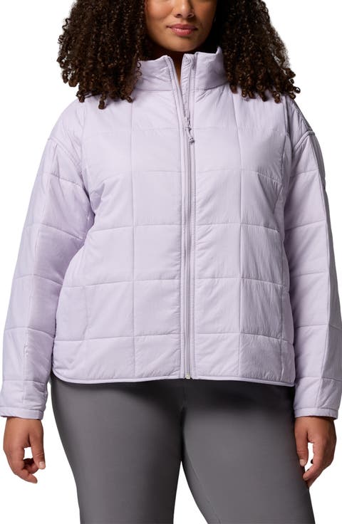 Sienna Hill Water Repellent Quilted Nylon Jacket (Plus)