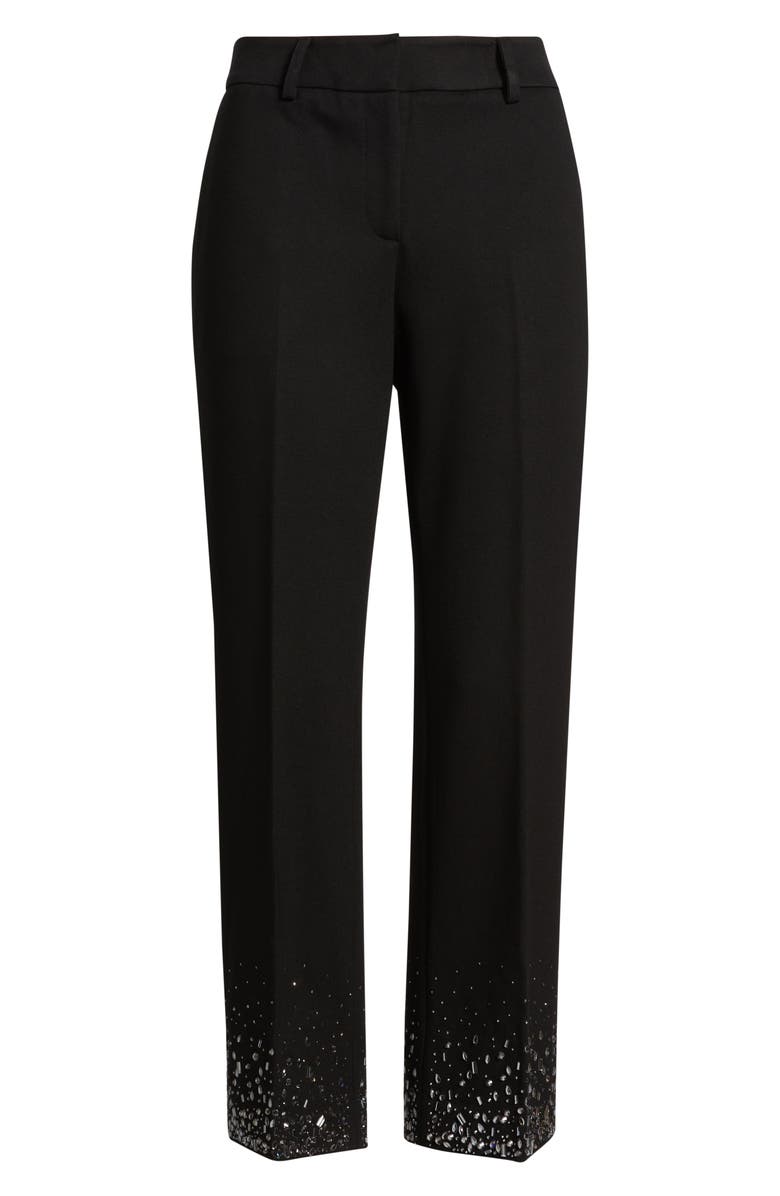Anne Klein Crop Flare Pants, Alternate, color, Anne Black