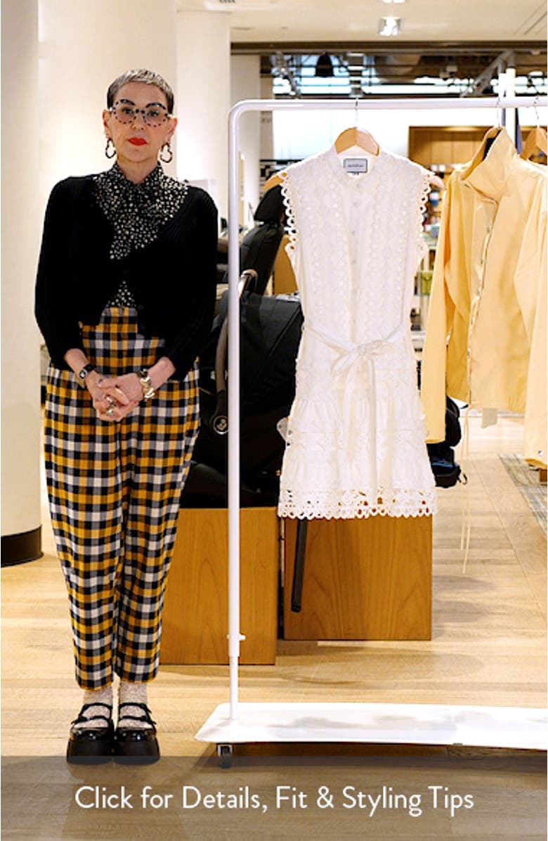 'Lil Lindsey Cotton Lace Minidress, sales video thumbnail