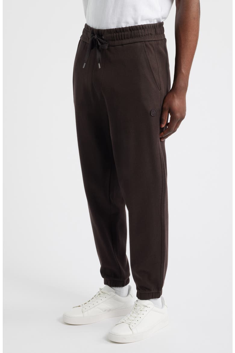 Locsin Cotton Sweatpants, Alternate, color, DARK BROWN