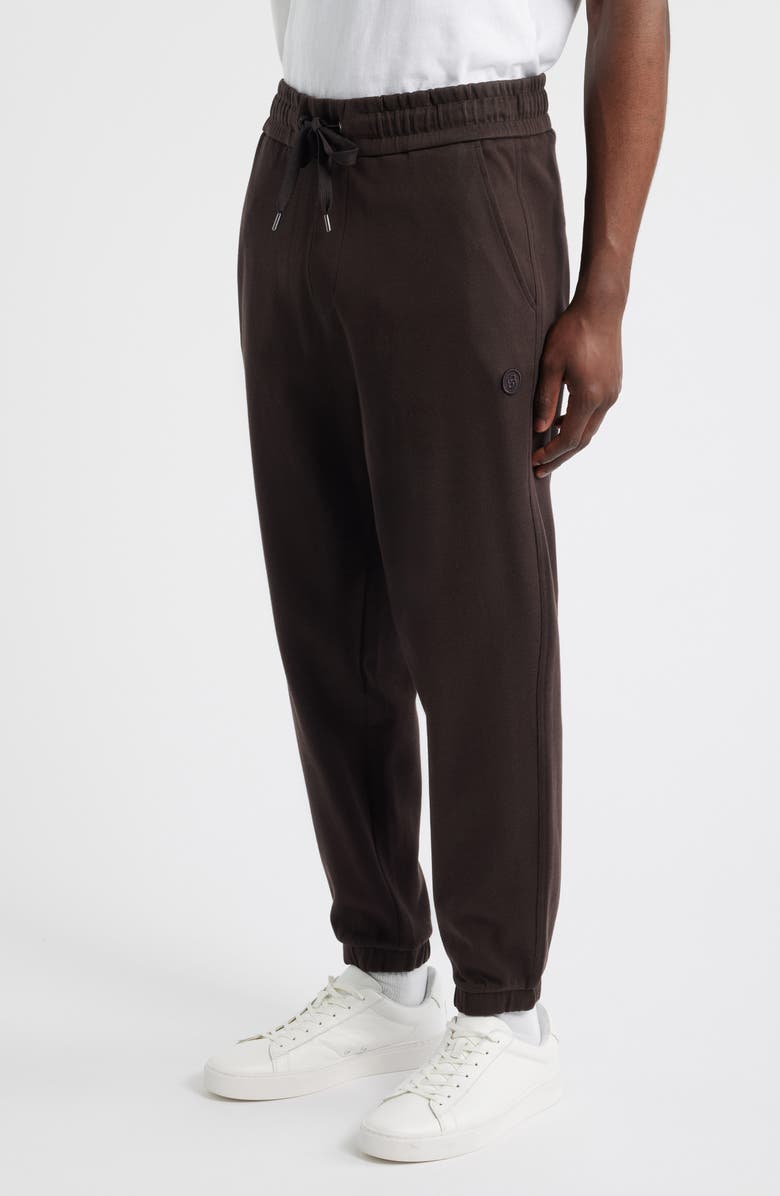 BOSS Locsin Cotton Sweatpants, Alternate, color, Dark Brown