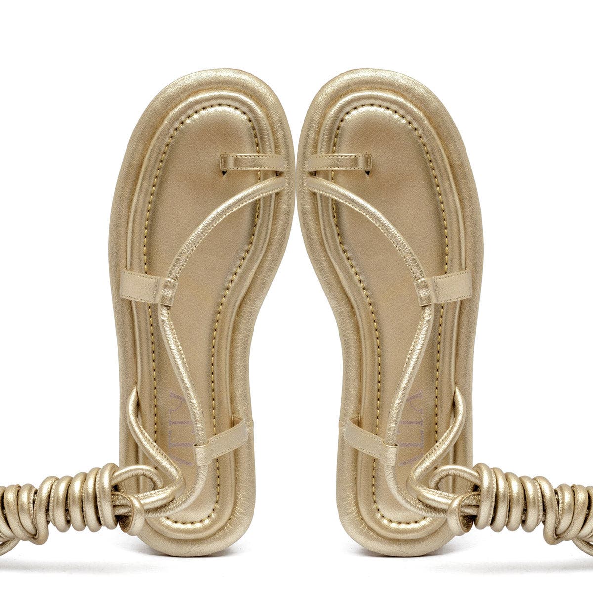 ALTA Aurora Sandals, Alternate, color, Gold