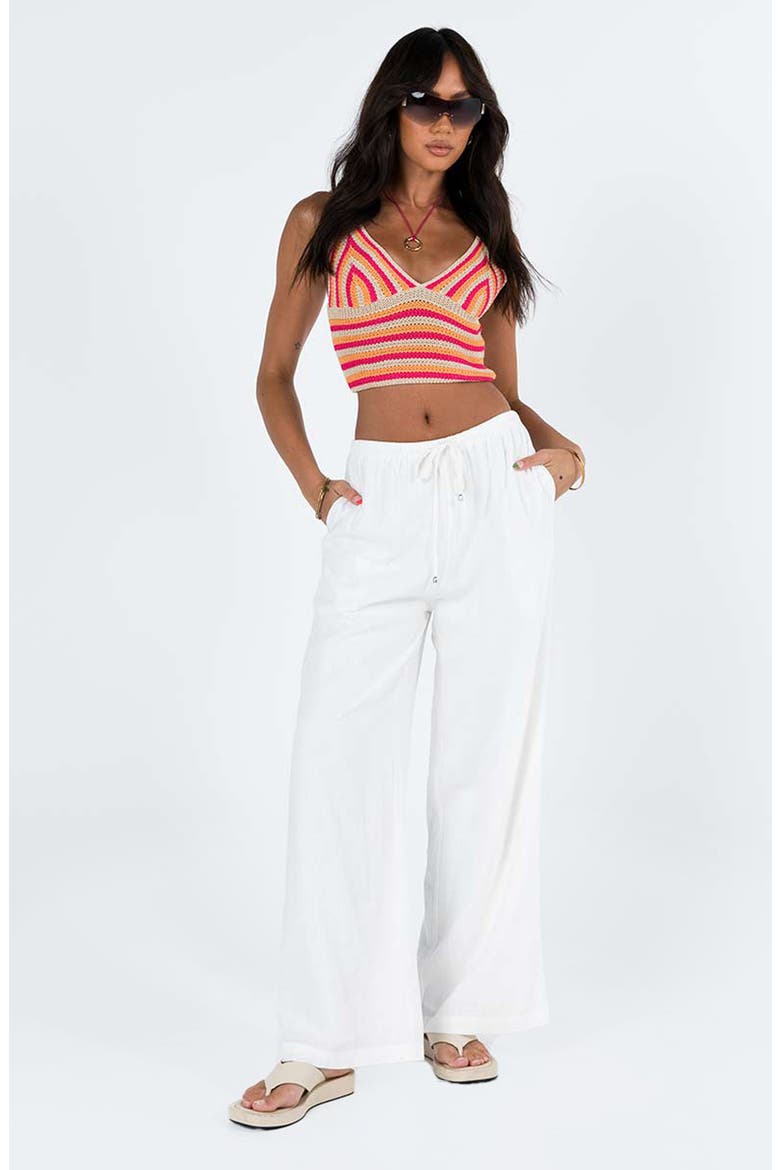 Ogilvie Wide Leg Pants, Alternate, color, WHITE