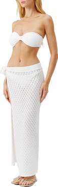 Melissa Odabash Dawn Open Stitch Cover-Up Skirt