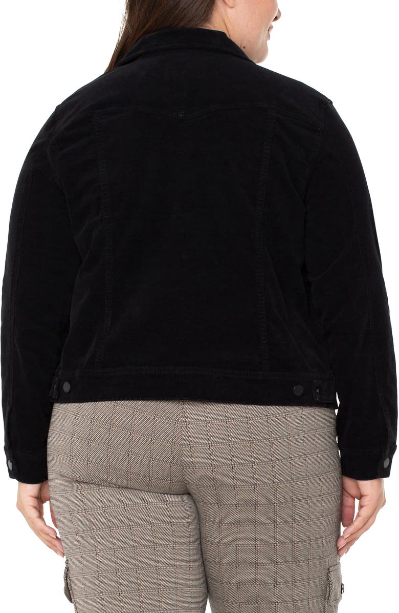 Liverpool Los Angeles Comfortable Stretch Corduroy Trucker Jacket, Alternate, color, 