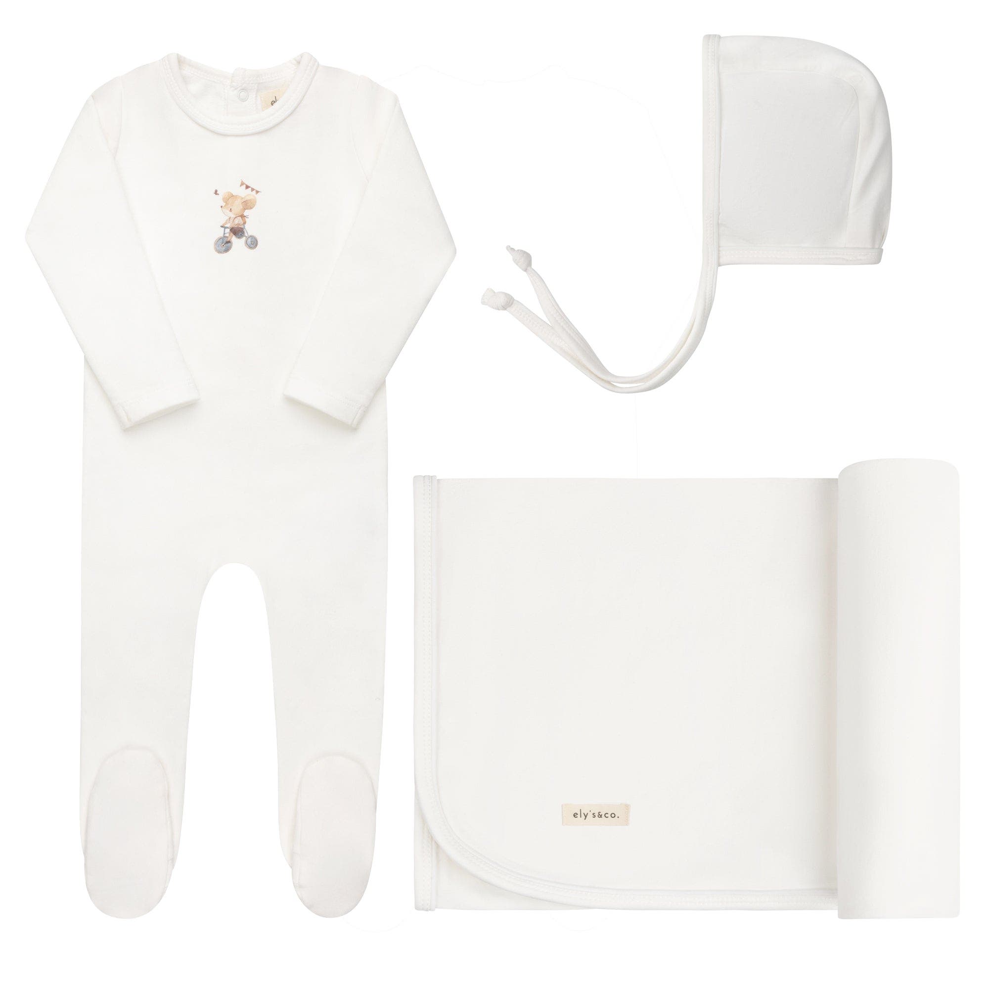 Ivory/Blue