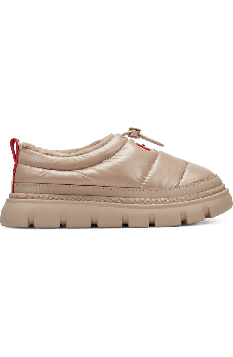 Hunter Madi Platform Puffer Slipper, Alternate, color, Light Natural