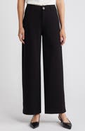 Wit & Wisdom Whitney Skyrise Flat Front Wide Leg Pants