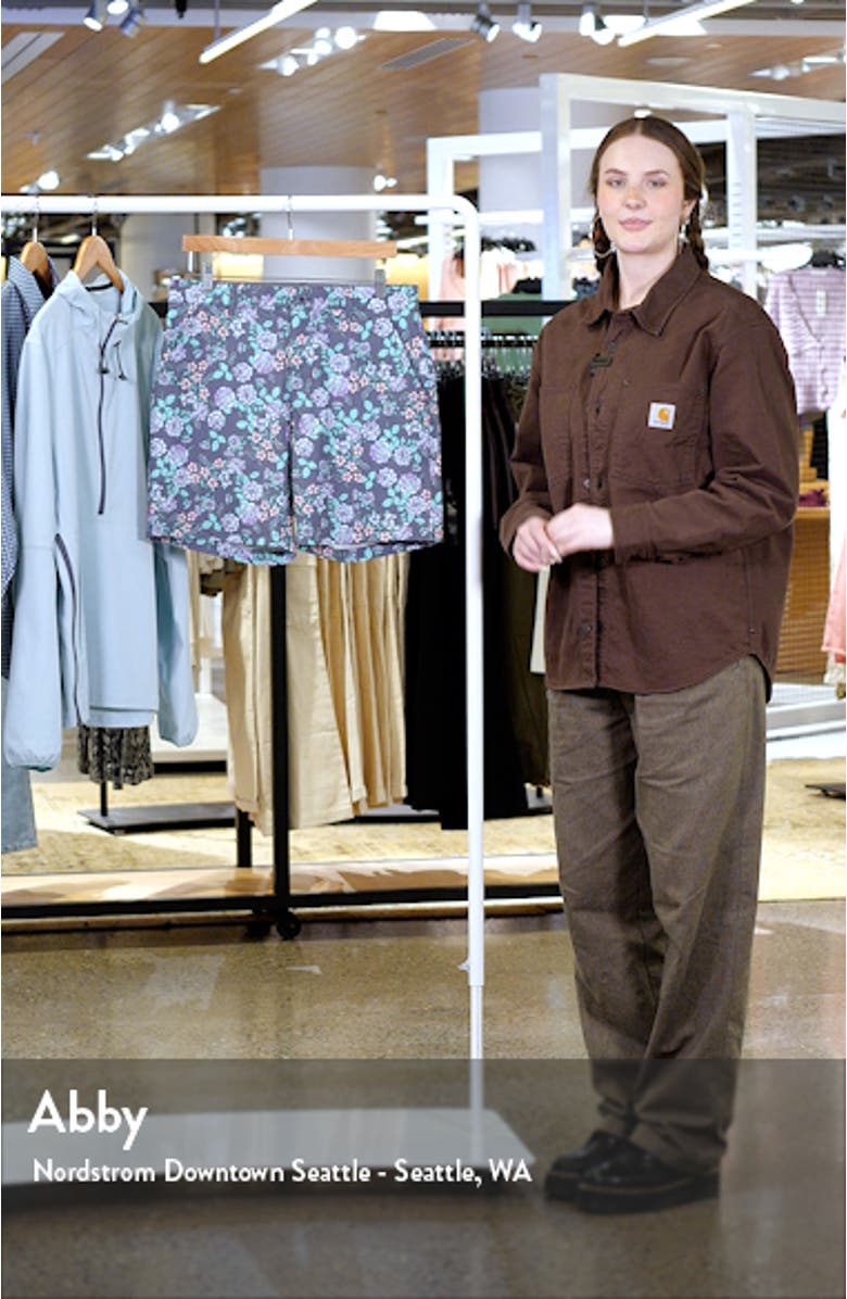 Chandler Floral Print Golf Shorts, sales video thumbnail