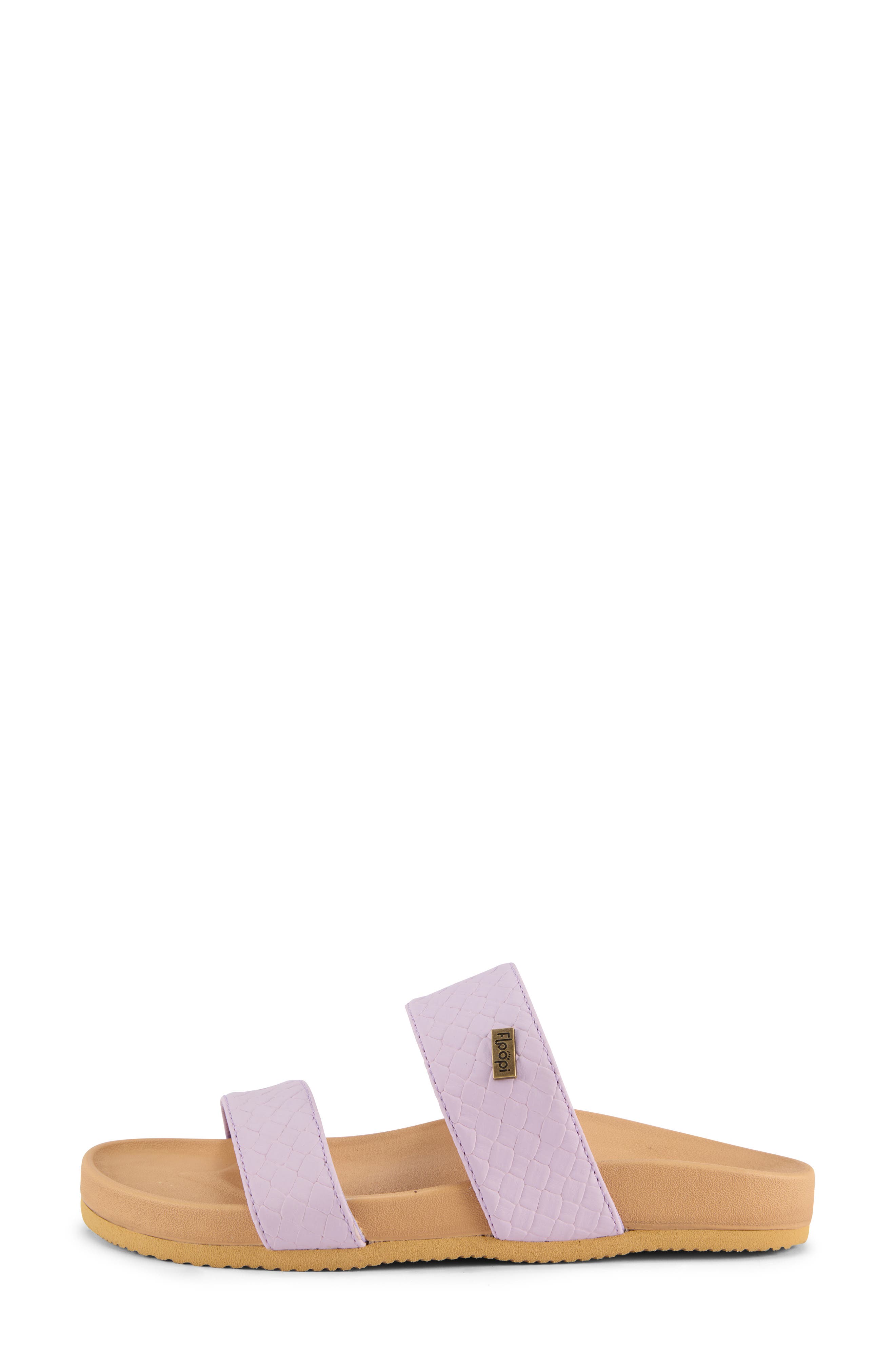 Double Strap Slide Sandal, Alternate, color, LAVENDER