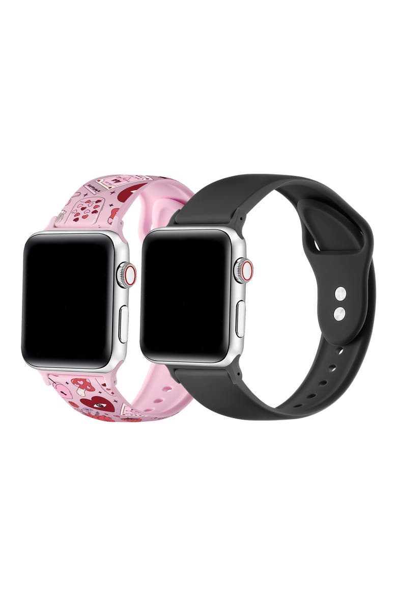 2-Pack Silicone Apple Watch® Watchbands, Alternate, color, ASSORTED