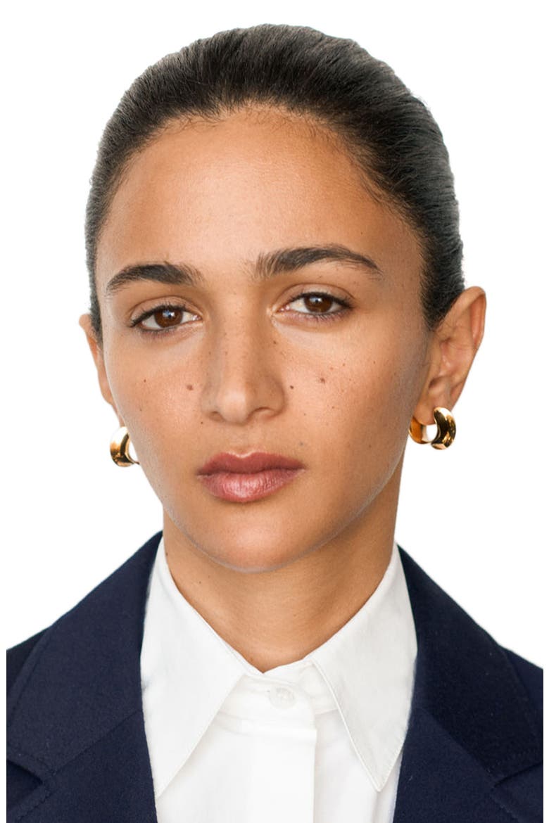 Mini Laila Hoop Earrings, Alternate, color, GOLD VERMEIL