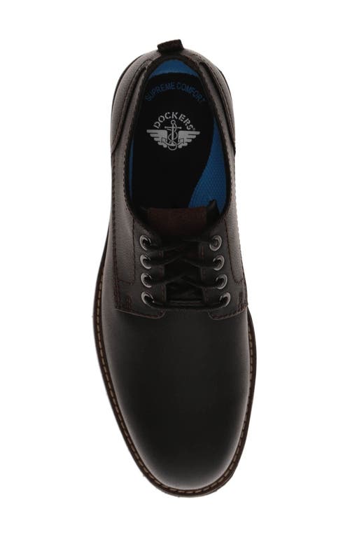 Dockers Mens Watkins Lightweight Lugged Casual Shoe In Black