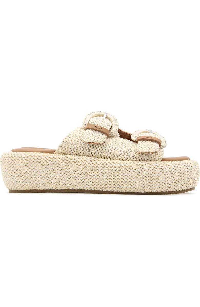 Gentle Souls Theresa Platform Slide Sandal, Alternate, color, Natural Raffia