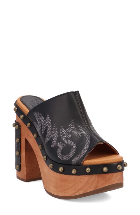 Free Spirit Platform Slide Sandal (Women)