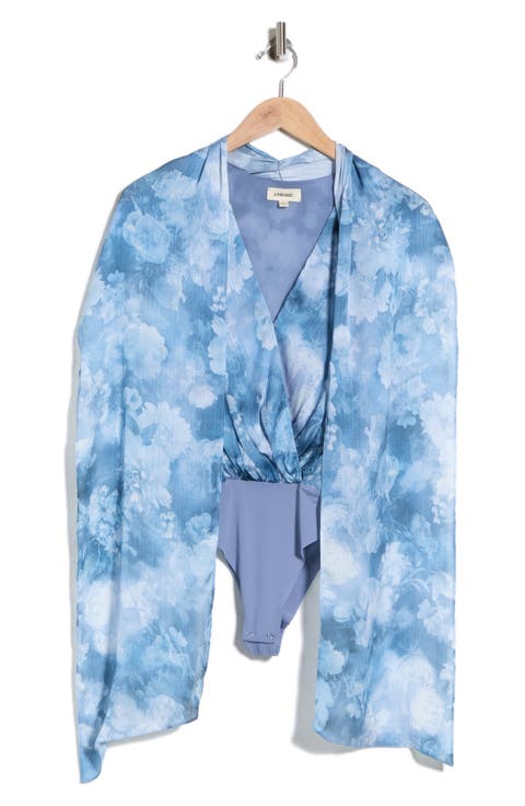 Ichirou Floral Tie Neck Bodysuit