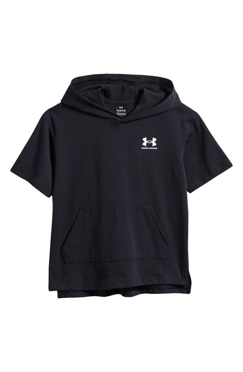 Under Armour Kids' B Rival Graphic Short Sleeve Hoodie, Main, color,