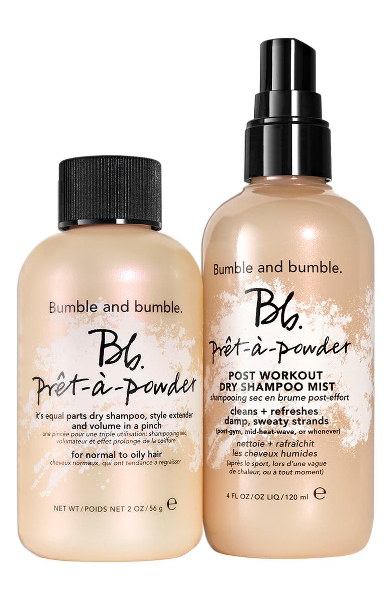 Bumble and bumble. Prêt-à-powder Dry Shampoo Drynamic Duo Holiday Gift Set $69 Value, Alternate, color, 