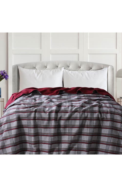 Azores Home Yarn Dyed Plaid Throw Blanket In Multi