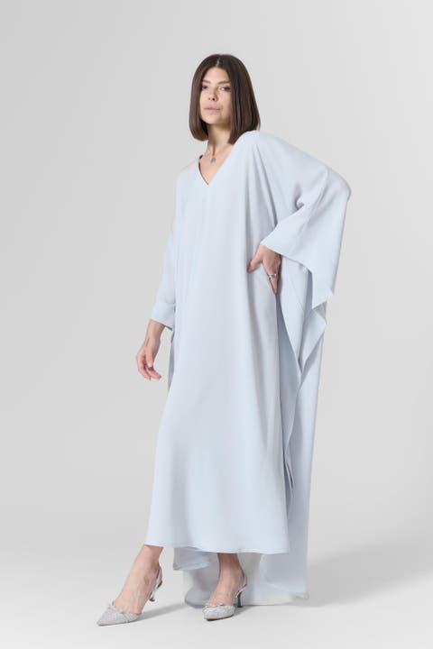 Luna Silk Crepe-Cady Gown