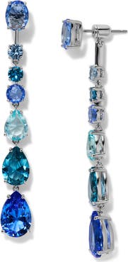 Nadri Sunshowere Crystal Front/Back Earrings