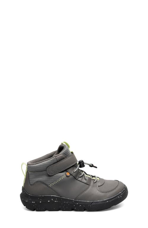 Bogs Kids' Skyline Kicker Water Resistant Low Top Sneaker In Gray