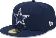 New Era Men's New Era Navy Dallas Cowboys  Main 59FIFTY Fitted Hat