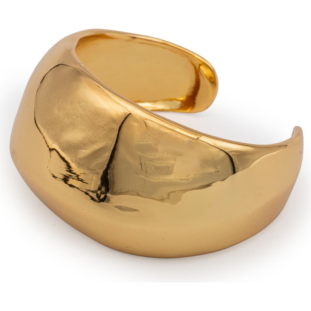Slice Cuff In Gold